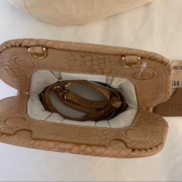 Themoire Strapped Mini Gia Snakeskin Clutch Bag - Picture 10 of 12